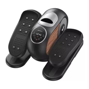MERACH MR-E32B1 Mini elliptiline treener, magnetiline takistus, 8 taset, LCD-ekraan, lauaalune, must