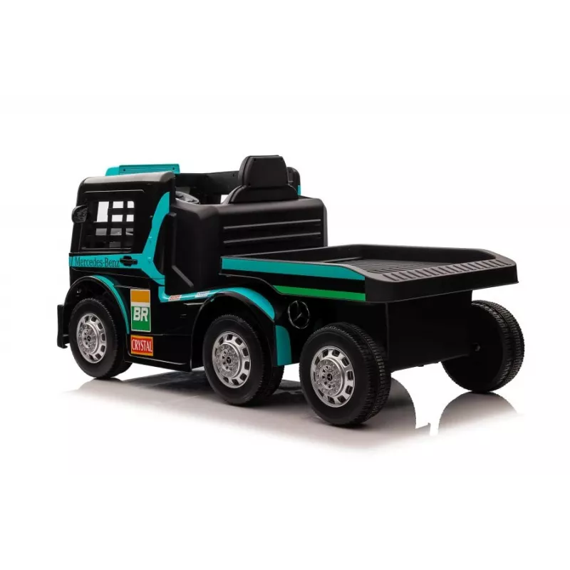 Mercedes XMX622B laste elektriline veoauto haagisega, LCD, sinine