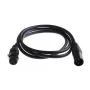 MERCODAN PRO XLR-kaabel 0,75 m AWG24 must