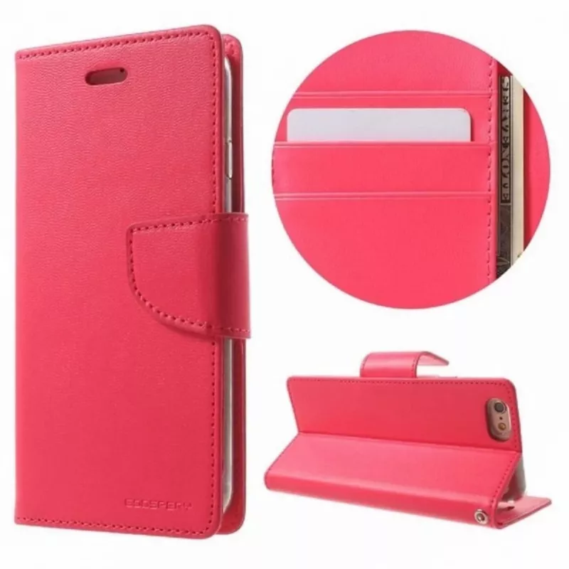 Mercury Apple iPhone X/XS Bravo Diary Hot Pink Folio Wallet Case