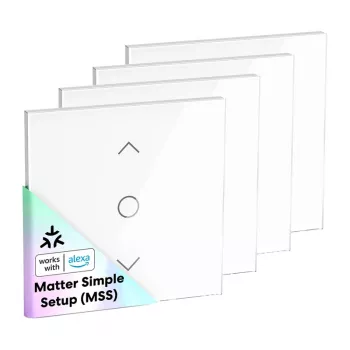 MEROSS MRS100MA(EU) Smart Wi-Fi (Matter) Rulookatik Lüliti (4-pakk)