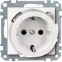 MERTEN 232819 FI-Schuko turvapistikupesa RCD-ga, 16 A, 230 V, Polaarvalge