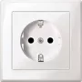 Merten MEG2300-1519 Schuko pistikupesa CEE 7/3, süvispaigaldatav, 16 A, 250 V, polaarvalge