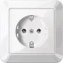 Merten MEG2301-1025 Schuko pistikupesa, 16 A, süvispaigaldatav, polaarvalge