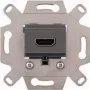 Merten MEG4583-0000 HDMI pistikupesa moodul, hall, süvispaigaldus, 4K UHD, System M