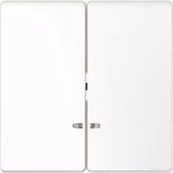 Merten System M 2-kohaline raam, polaarne valge läikiv termoplast, MEG3420-6035