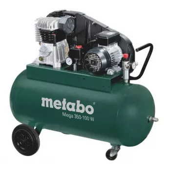 Metabo Kompressor MEGA 350-100 W 230V 90L 10bar 250L/min Õliga määritud rihmajamiga õhukompressor