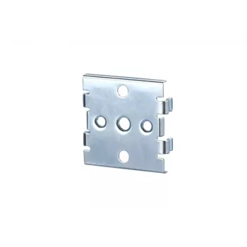 METZ BTR Hutschienenadapter mini (1308990111-I) – DIN-liini adapter Keystone ja fiiberoptilistele moodulitele, 35mm, helehall