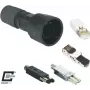 METZ BTR Industrial IP67 V1 pistikukorpus, must 1401015002KE
