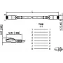 METZ CONNECT 1308451588-E 1,5 m Cat6a S/FTP (S-STP) valge võrgukaabel