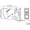 METZ CONNECT BTR E-DAT Module REG 8(8) IP20 Tühi - DIN Rööbas Andmemooduli Korpus, 1TE, Helehall