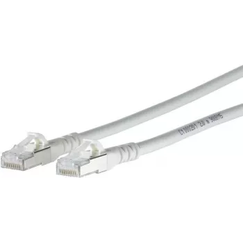 METZ CONNECT Cat.6A S/FTP patchkaabel RJ45 - RJ45, 10GBase-T, 0,5m, hall, LSZH, kullatud kontaktid 1308455088-E