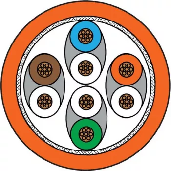 METZ CONNECT Cat6a SF/UTP võrgukaabel 1 m oranž