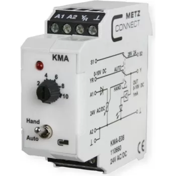 METZ CONNECT KMA-E08 liidesrelee 24 V DC 1 CO 8 A valge 110660