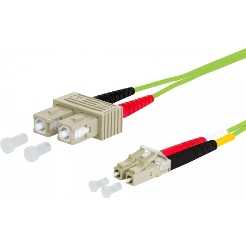 METZ CONNECT OpDAT Patch Cable SC-D/LC-D OM5, 5.0 m