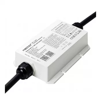 Miboxer WL5-WP 5-in-1 veekindel LED-kontroller, 2.4G + WiFi, IP67, 12-48V DC, 6A/kanal