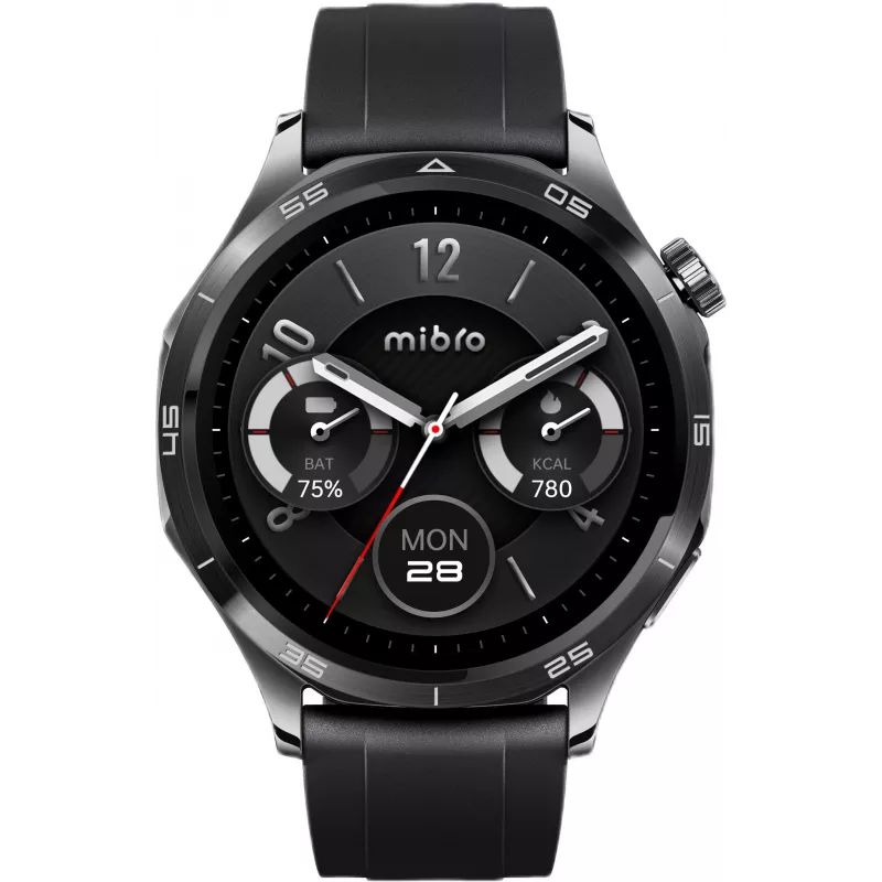 Mibro Watch GT nutikell, must, 1,72-tolline TFT-ekraan, 2 rihmaga