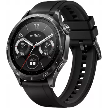 Mibro Watch GT nutikell, must, 1,72-tolline TFT-ekraan, 2 rihmaga