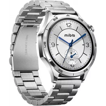 Mibro Watch GT Smartwatch with 1.75 inch HD TFT Display, Silver (2 Straps Included)