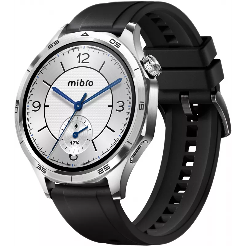Mibro Watch GT Smartwatch with 1.75 inch HD TFT Display, Silver (2 Straps Included)