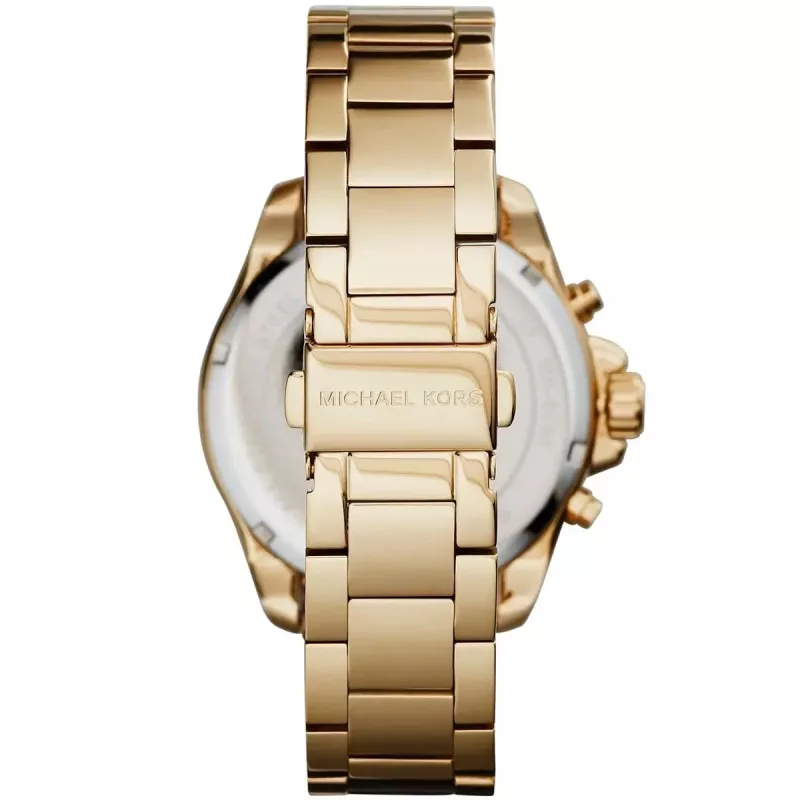 Michael Kors Bradshaw naiste roosakuldse tooniga roostevabast terasest kronograafkell MK6095