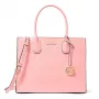Michael Kors Greenwich Satchel Crossbody Bag naistele, Powder Blush, Saffiano nahk, 32x26x14 cm