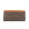 Michael Kors Jet Set Travel pruun signatuur kaetud lõuendist portfell crossbody kott 35F3GTVE7BBRO