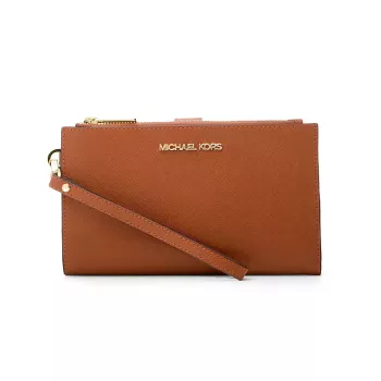 Michael Kors Jet Set Travel Continental Wristlet Wallet 35F8GTVW0LLUG - Saffiano nahk, pagas, kullatooniline riistvara