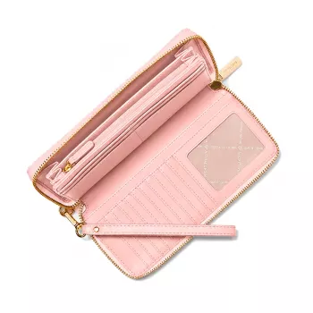 Michael Kors Jet Set Travel Powder Blush Saffiano nahast randmekott