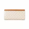 Michael Kors Jet Set Travel Vanilla Signature kaetud lõuendist crossbody-kott 35F3GTVE7BVAN