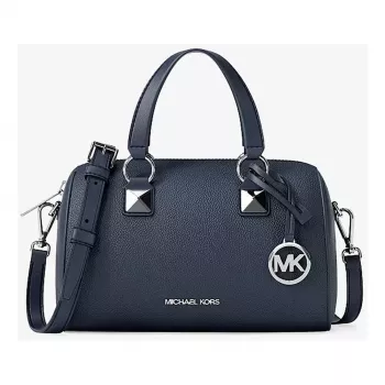 Michael Kors Jet Set Travel Women's Saffiano Leather Crossbody Bag in Navy, 19x13x9 cm