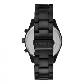 Michael Kors Lexington meeste kvartskronograafkell MK8899 46mm sinise numbrilaud ja hõbedase roostevaba teras