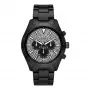 Michael Kors Lexington meeste kvartskronograafkell MK8899 46mm sinise numbrilaud ja hõbedase roostevaba teras