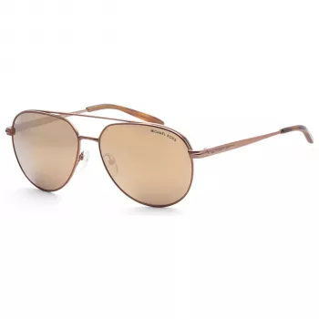 Michael Kors Meeste MK1142-18927P Aviator Päikeseprillid - Gunmetal raam, Hallid polariseeritud läätsed, 60/15/145 mm