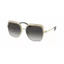 Michael Kors MK1141-10188G naiste päikeseprillid - must atsetaatraam, hall gradientlääts, 57 mm
