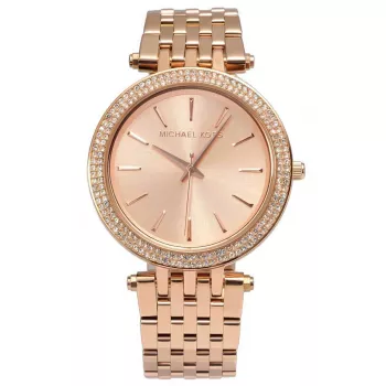 Michael Kors MK3192 Naiste kvartskell - Roosakuldse tooniga roostevaba teras, 39 mm