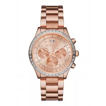 Michael Kors MK6204 Naiste roosakuldse tooniga roostevabast terasest kronograafkell 40mm