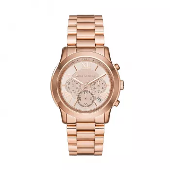 Michael Kors MK6275 Women's Rose Gold-Tone Stainless Steel Chronograph Watch 39mm