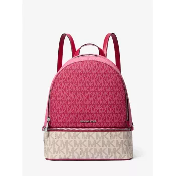 Michael Kors Rhea seljakott, tumepunane Saffiano nahk, naiste 27x26x14 cm