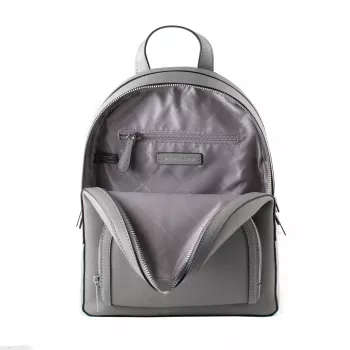 Michael Kors Rhea naiste seljakott 28x23x10 cm pärlihall Saffiano nahk