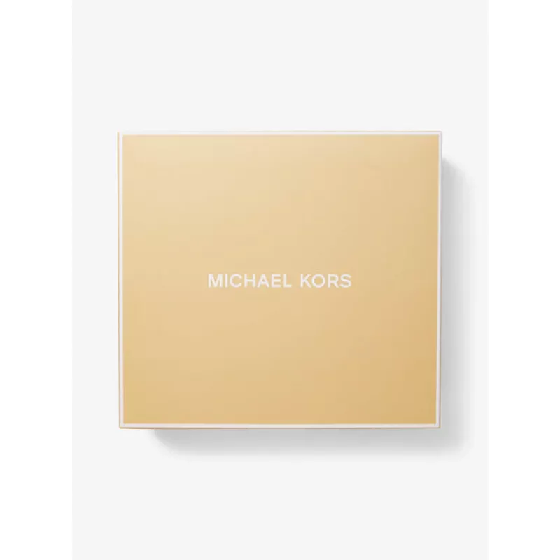MICHAEL KORS Naiste Kotikomplekt 35F5GGZD6OCHE - Signature kaetud lõuendist õlakott sobiva kotikesega (24x15x8 cm)