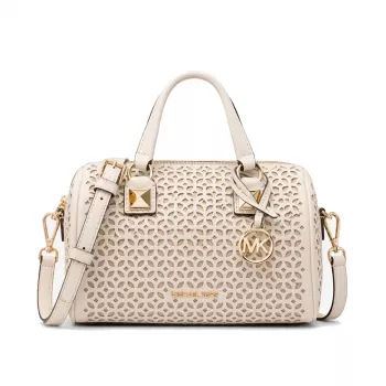 Michael Kors Women's Crossbody Bag 35S6GGYC1YLTC - Brown/Acorn Signature Coated Canvas
