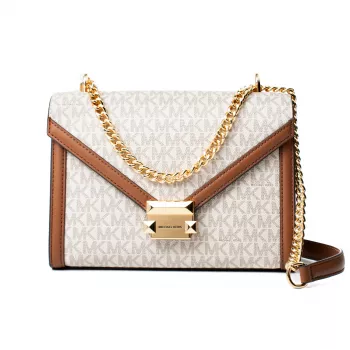 MICHAEL KORS Naiste Gwen õlakott 35S5GWHL8BVAN vanilje, 24x18x8 cm