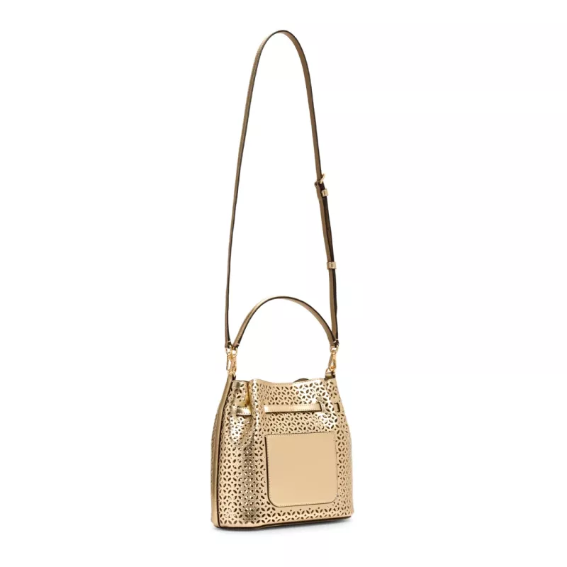 MICHAEL KORS Naiste Jet Set Travel õlakott 35S6G2ZC1KPAL - Signature Canvas, kullavärvi riistvara