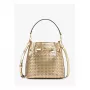 MICHAEL KORS Naiste Jet Set Travel õlakott 35S6G2ZC1KPAL - Signature Canvas, kullavärvi riistvara
