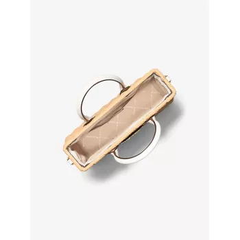 Michael Kors naiste Jet Set Travel crossbody kott 35T4G7ZC5WOPT - signatuurlõuend, kullatooniline riistvara