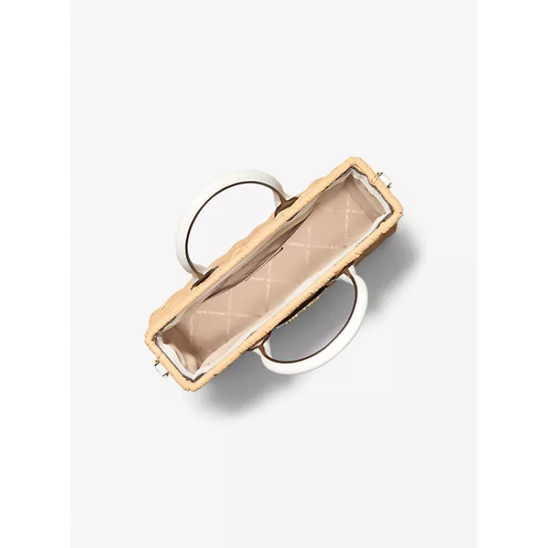 Michael Kors naiste Jet Set Travel crossbody kott 35T4G7ZC5WOPT - signatuurlõuend, kullatooniline riistvara