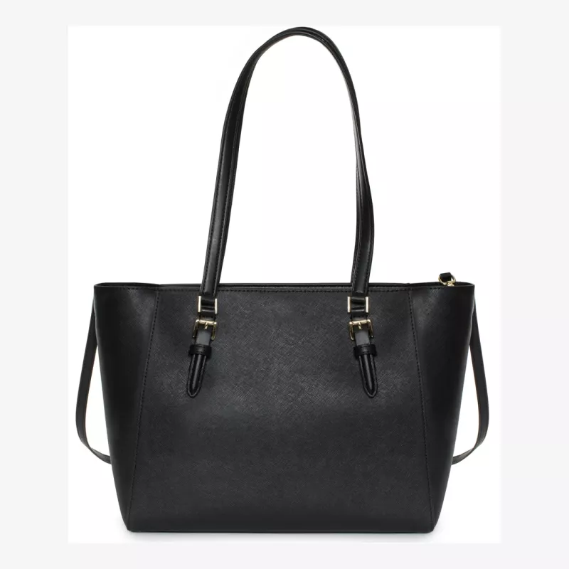 MICHAEL KORS naiste Jet Set Travel suur Saffiano nahast kandekott 35R3GCFT3TBLA must