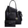 MICHAEL KORS naiste Jet Set Travel suur Saffiano nahast kandekott 35R3GCFT3TBLA must