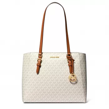 Michael Kors naiste Saffiano nahast kottide komplekt – tootkott ja kotike (vanill) – mudel 35F3GCFT9TVAN
